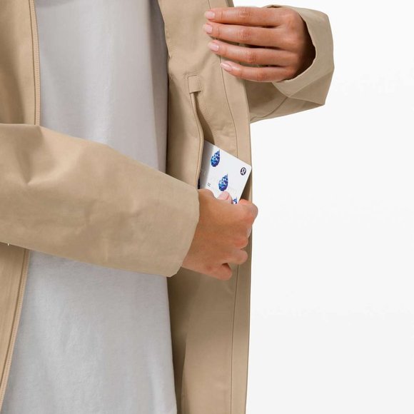 lululemon athletica Tan Trench Coat - Picture 2 of 13